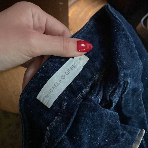 Micaela Greg Sailor Jeans - XS Raw Indigo Denim - Picture 3 of 3